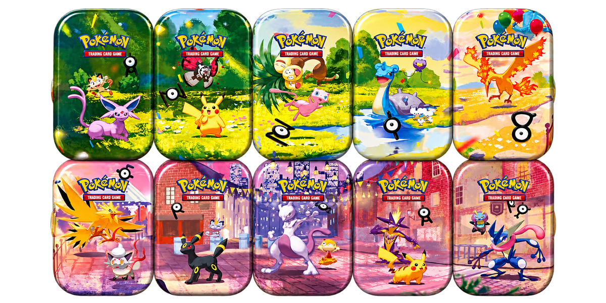 Pokemon 30th Celebration - Mini Tin "Englisch" - Motiv Zufällig