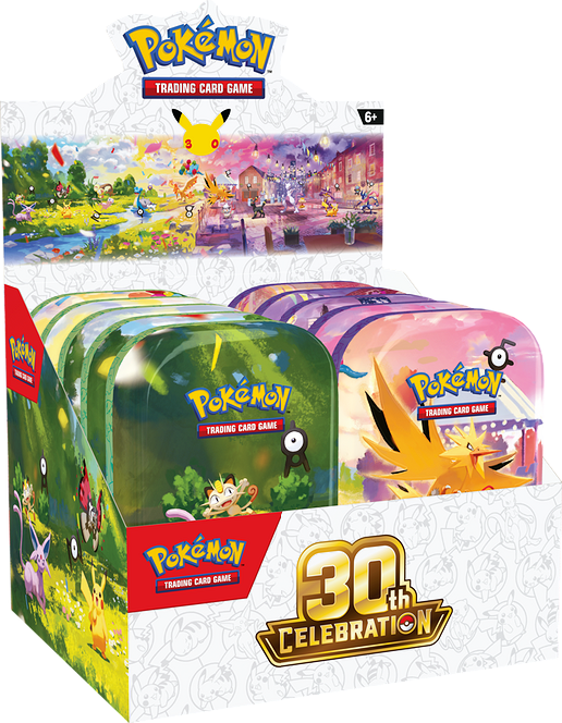 Pokemon 30th Celebration - Mini Tin "Englisch" - Motiv Zufällig