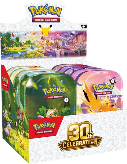 Pokemon 30th Celebration - Mini Tin "Englisch" - Motiv Zufällig