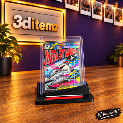 Kartenhalter für 1 Toploader – 3D-gedruckter Display-Ständer