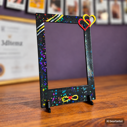 Personalisierter Fotorahmen „Love“ – 3D-gedruckt