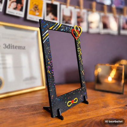 Personalisierter Fotorahmen „Love“ – 3D-gedruckt
